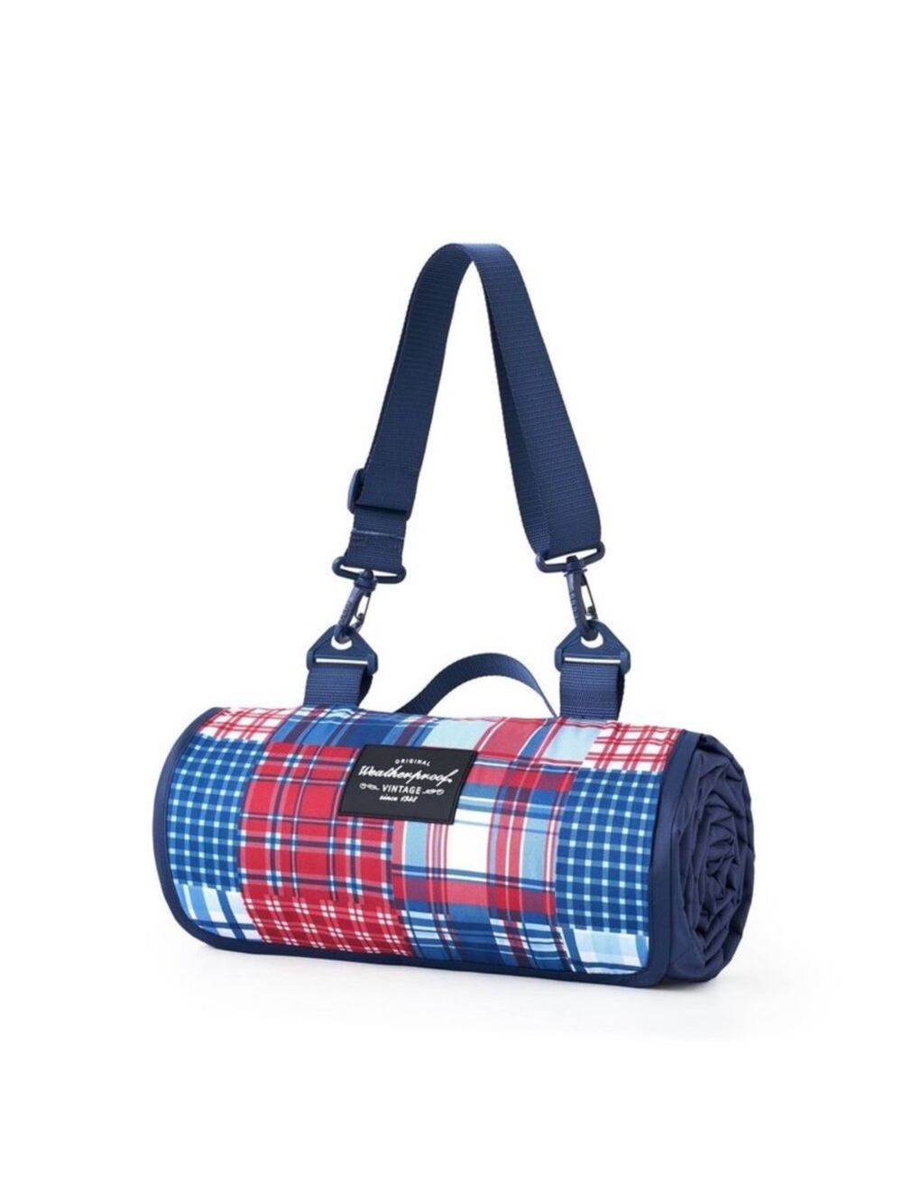 NEW! Weatherproof - Vintage Madras Throw Blanket, 72”x60”